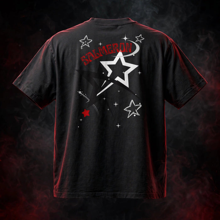 STAR Faded Tee — dark streetwear studio photo