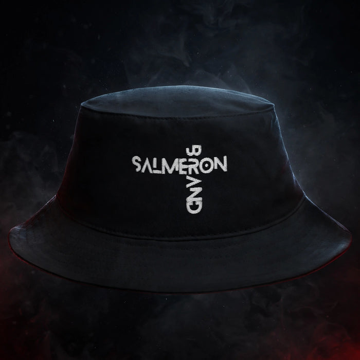 CROSS Bucket Hat — dark streetwear studio photo
