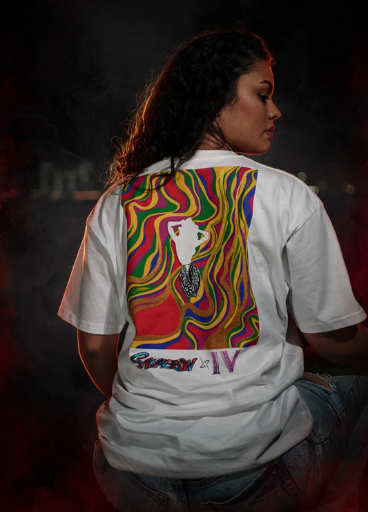 DON'T LET THEM / Unisex Premium Heavyweight Tee — dark streetwear studio photo