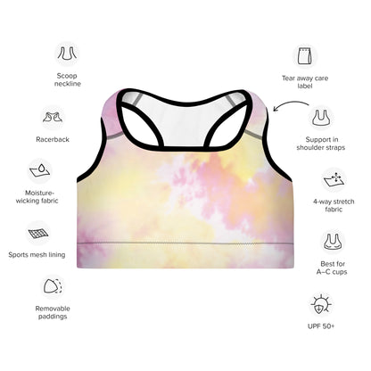 TIE DYE Padded Sports Bra