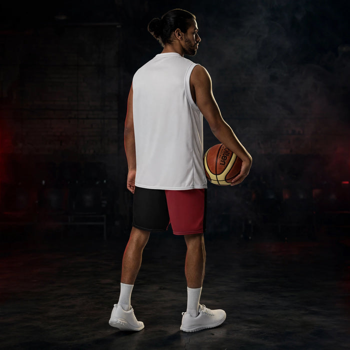 CHI Unisex Mesh Shorts — dark streetwear studio photo