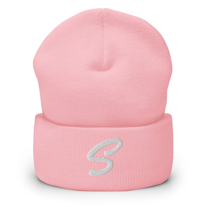 S LOGO Cuffed Beanie