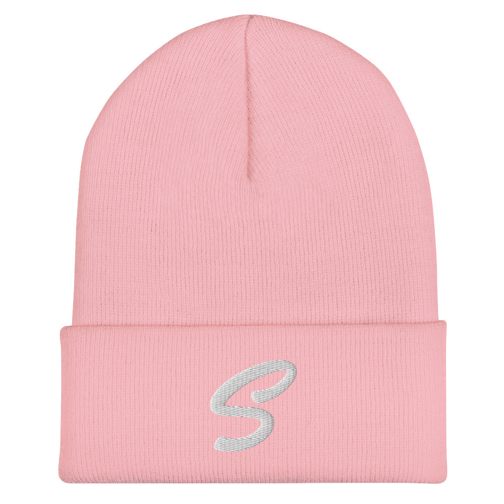 S LOGO Cuffed Beanie