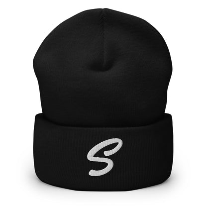 S LOGO Cuffed Beanie