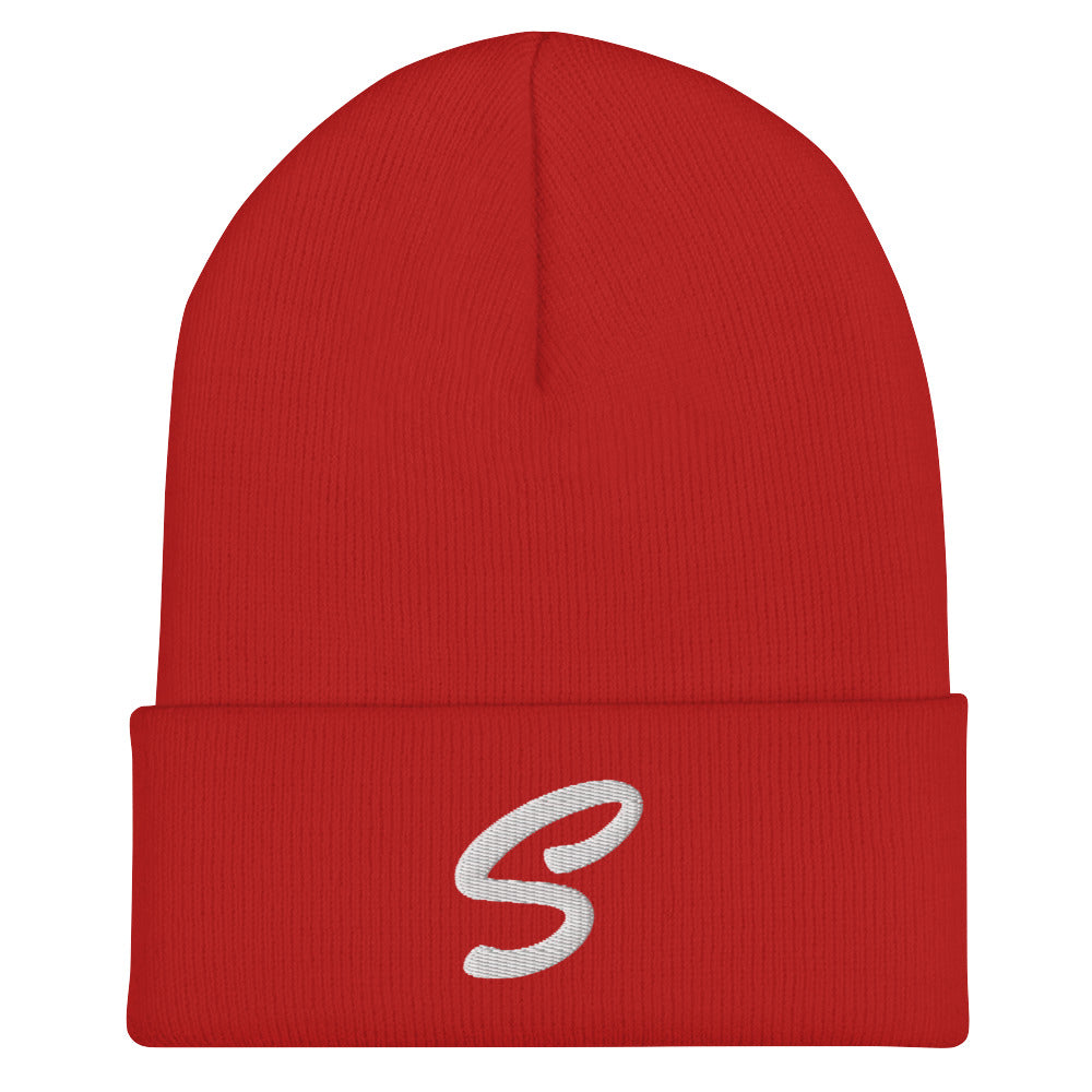 S LOGO Cuffed Beanie