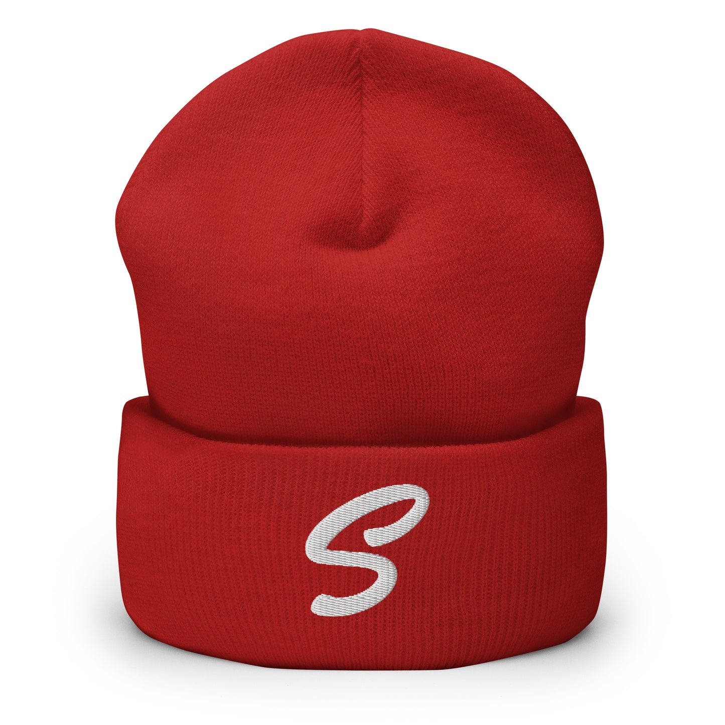 S LOGO Cuffed Beanie