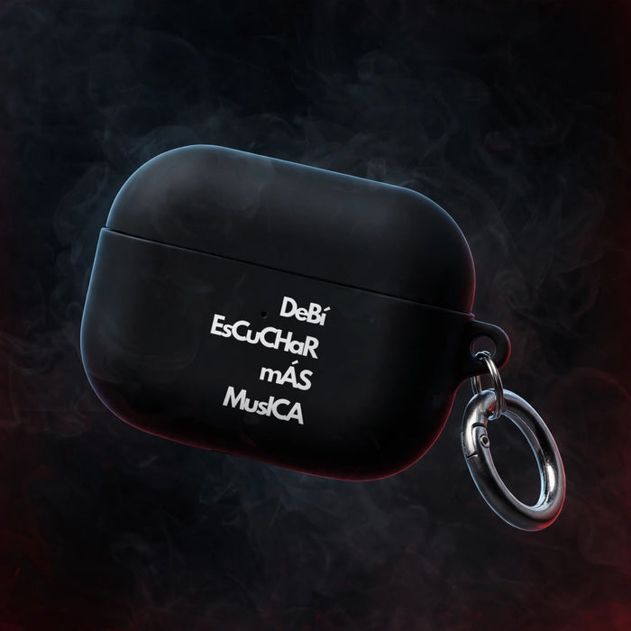 DEMM Rubber Case for AirPods® — dark streetwear studio photo