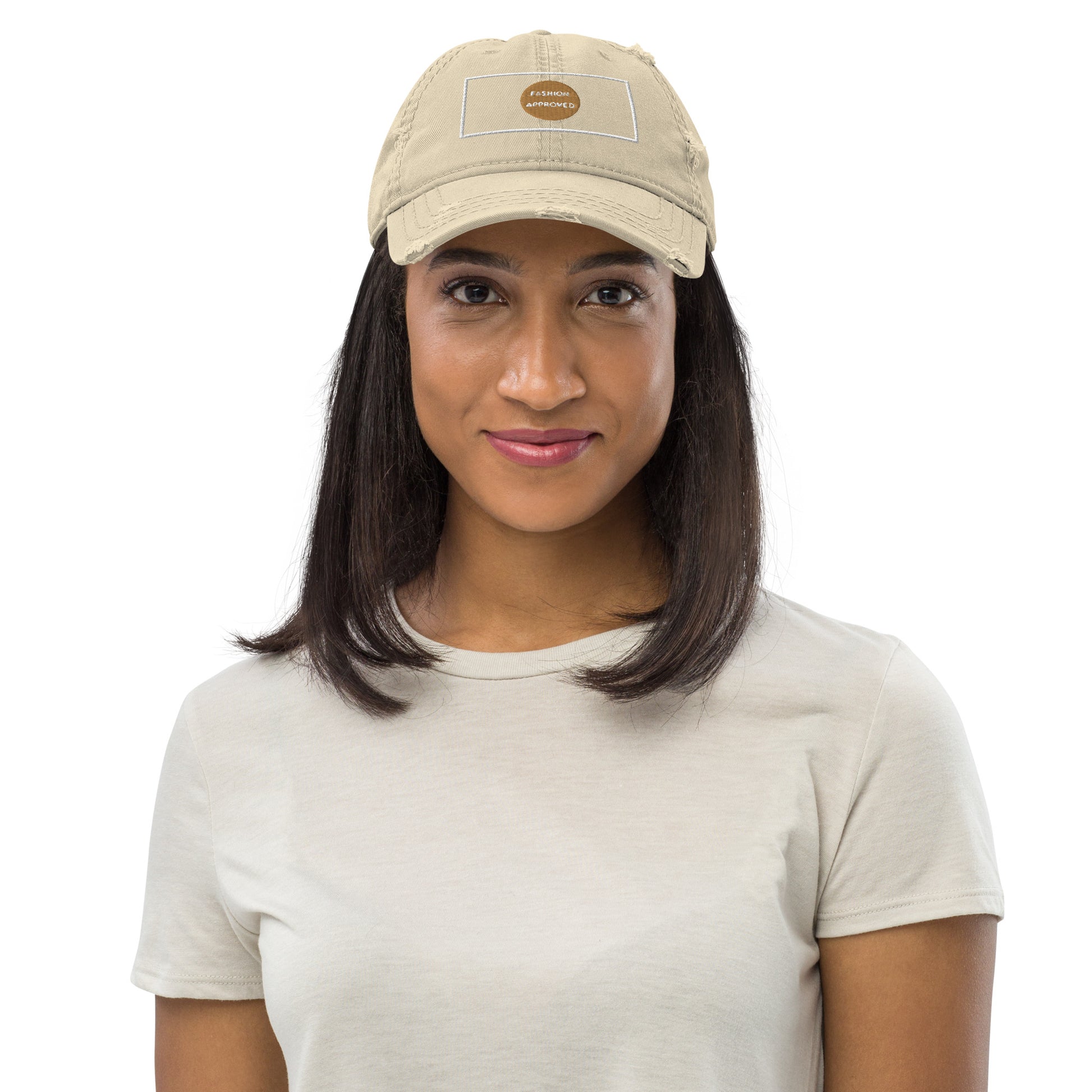 FASHION APPROVED Distressed Hat - Salmeron